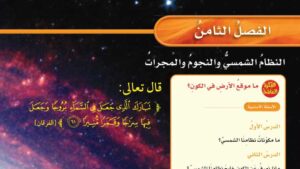 حل الفصل الثامن النظام الشمسي والنجوم والمجرات علوم سادس ابتدائي ف2
