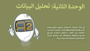 حل الوحدة الثانية تحليل البيانات مهارات رقمية ثاني متوسط ف2