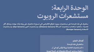 حل الوحدة الرابعة مستشعرات الروبوت مهارات رقمية ثالث متوسط ف2