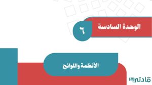 حل الوحدة السادسة الانظمة واللوائح اجتماعيات ثاني متوسط ف2